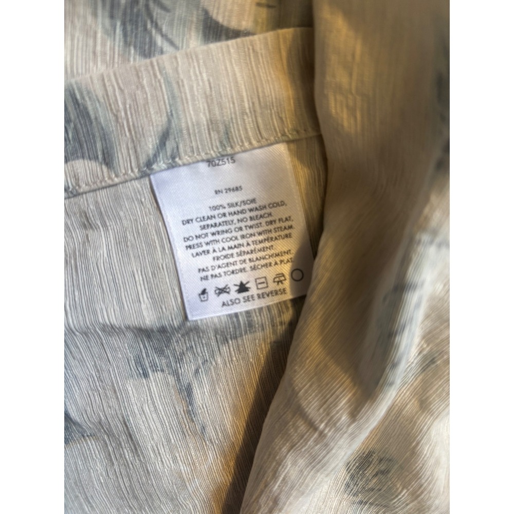 Pendleton Mens Silk Tropical Floral Short Sleeve Button down resort vacation L - Picture 2 of 10
